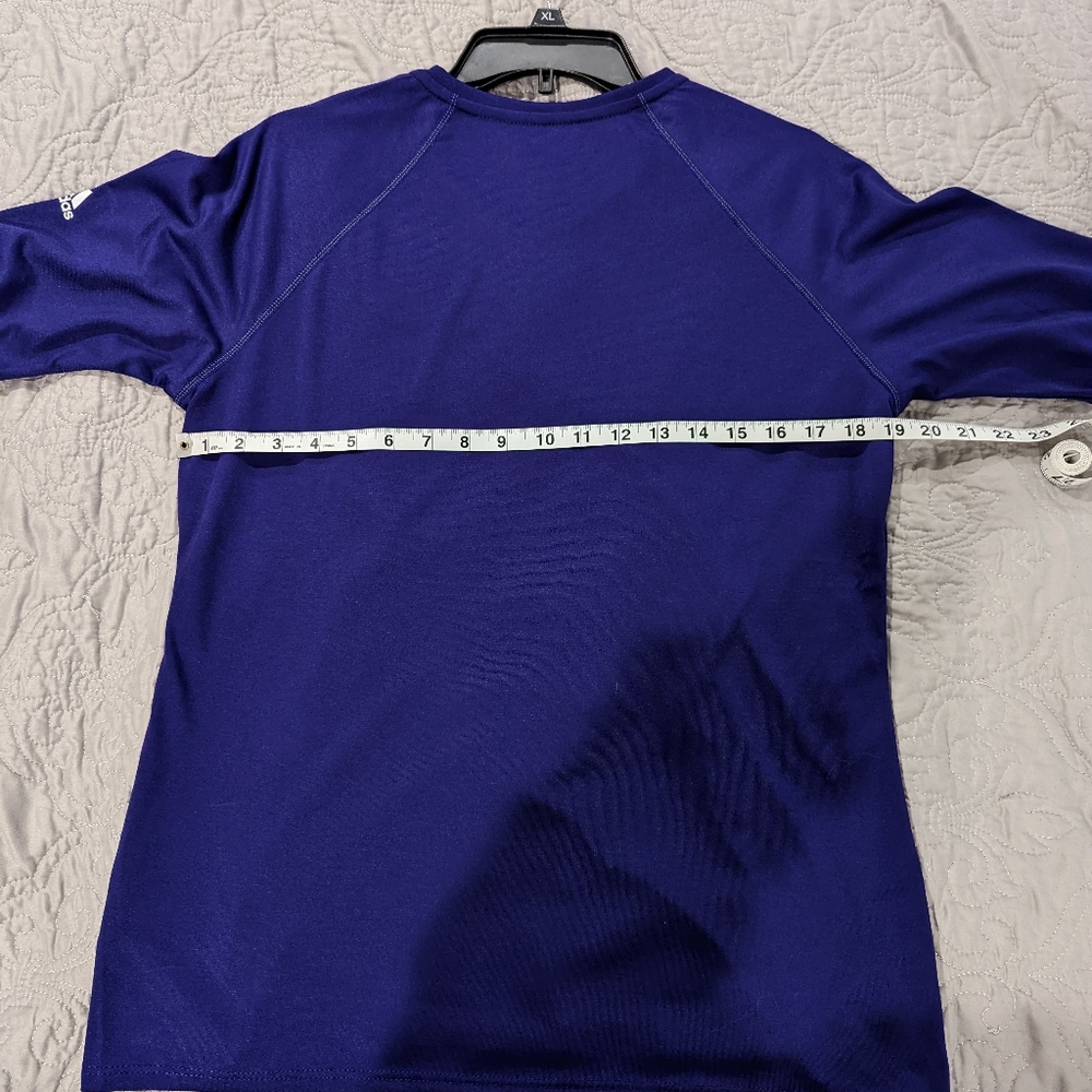 ADIDAS Purple Long Sleeve Shirt - Picture 7 of 9